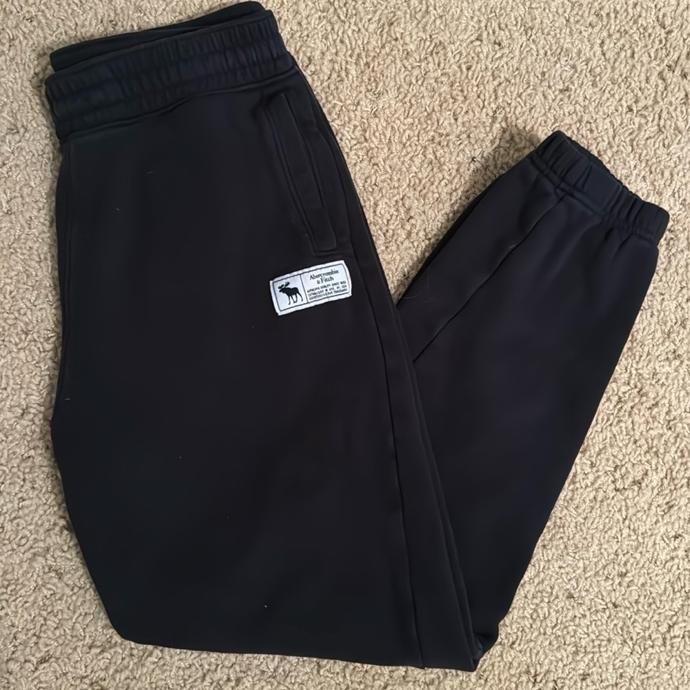 Abercrombie & Fitch black sweatpants